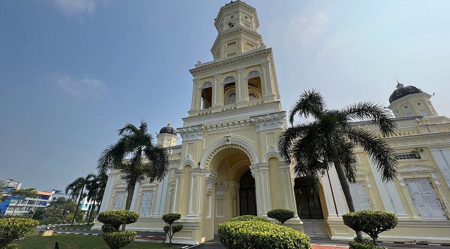 Sultan Abu Bakar State Mosque, Johor Bahru, Johor, Malaysia